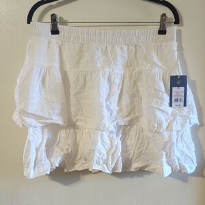 Universal Thread White Tiered Skirt